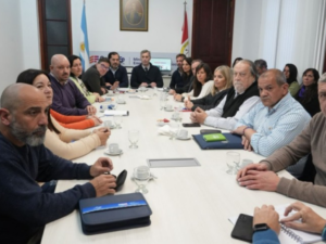 Ministro de Educación José Goity hablando sobre la paritaria docente 2026 en Santa Fe.