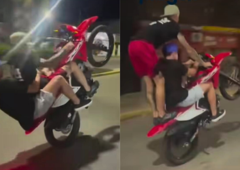 San Lorenzo: Seis meses sin licencia para joven motociclista por conducción peligrosa