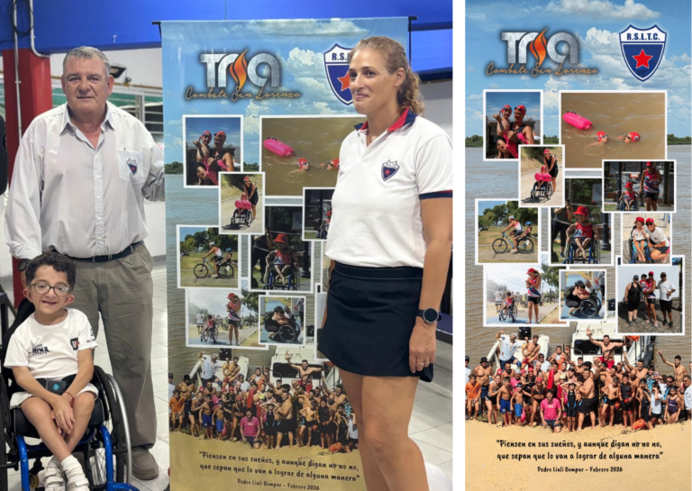 Emotivo homenaje en Red Star: reconocieron a Pedro e Isabel por su ejemplo de inclusión y superación