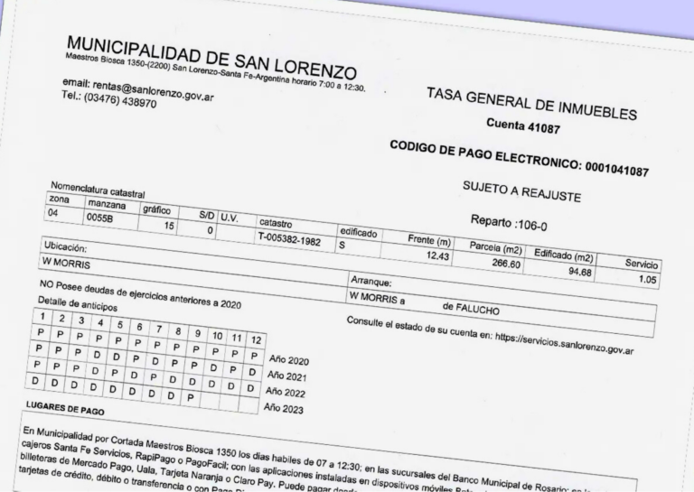 La Municipalidad extiende hasta fin de mayo la moratoria de TGI, Drei y Cementerio