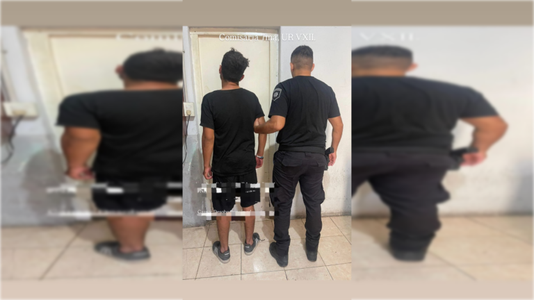 Detuvieron a un hombre que pedía monedas a los camioneros y se puso violento