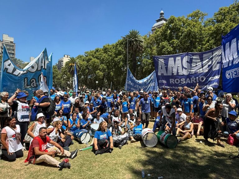 Gremios de Rosario y la región se movilizaron contra la reforma laborl