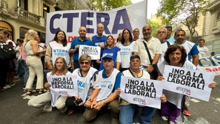AMSAFE marchó en Buenos Aires contra la reforma laboral