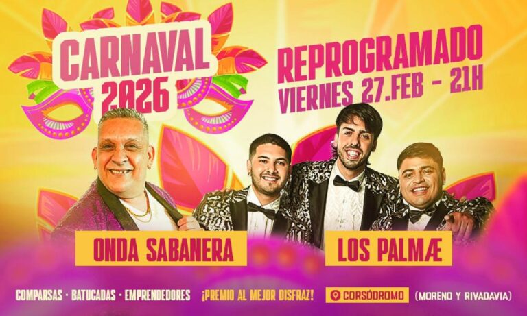 Timbúes reprogramó el Carnaval 2026 por el mal tiempo: será el 27 de febrero