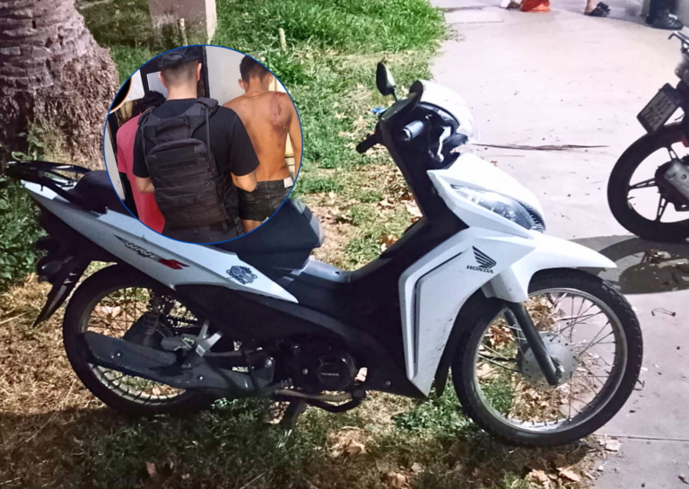 Huida en moto, persecución y dos detenidos entre Baigorria y Capitán Bermúdez