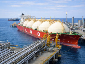 Infografía del proyecto Argentina LNG y la exportación de gas licuado de Vaca Muerta.