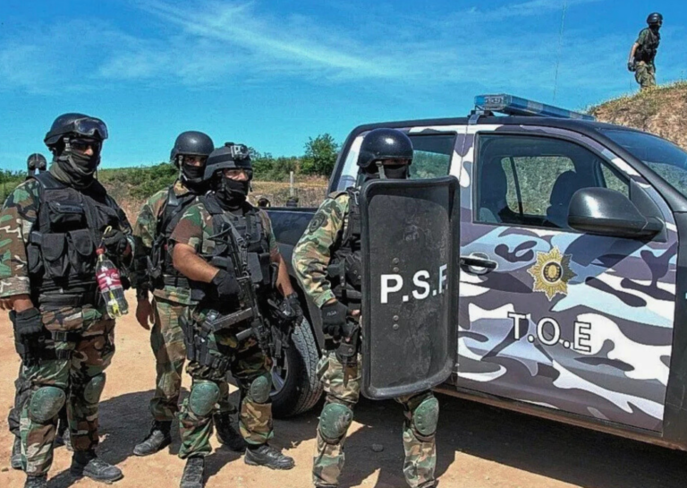 Golpe al crimen organizado: desentierran un arsenal de guerra oculto bajo tierra en Roldán