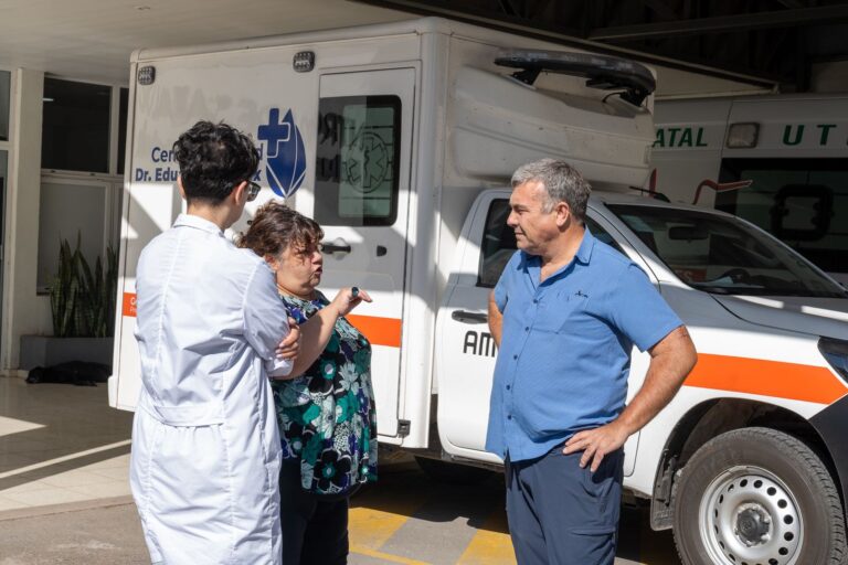 Timbúes sumó una nueva ambulancia para reforzar la atención de emergencias