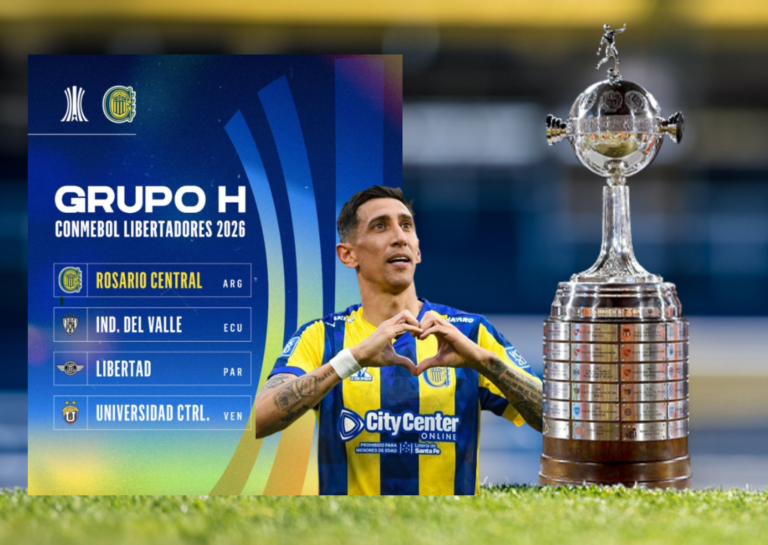 Rosario Central ya tiene rivales en la Libertadores 2026: viajes exigentes y una ilusión renovada