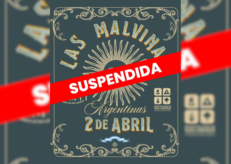 Suspenden la jornada por Malvinas en el Campo de la Gloria por pronóstico de tormentas
