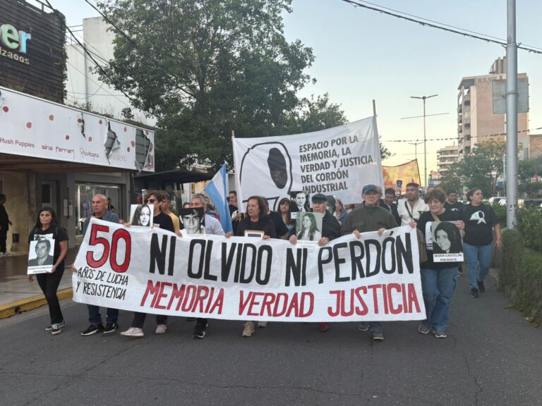 San Lorenzo marchó a 50 años del golpe: memoria, cultura y reflexión colectiva