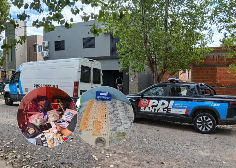 Megaoperativo antidroga en el Cordón Industrial: ocho detenidos y millonario secuestro de cocaína y dinero