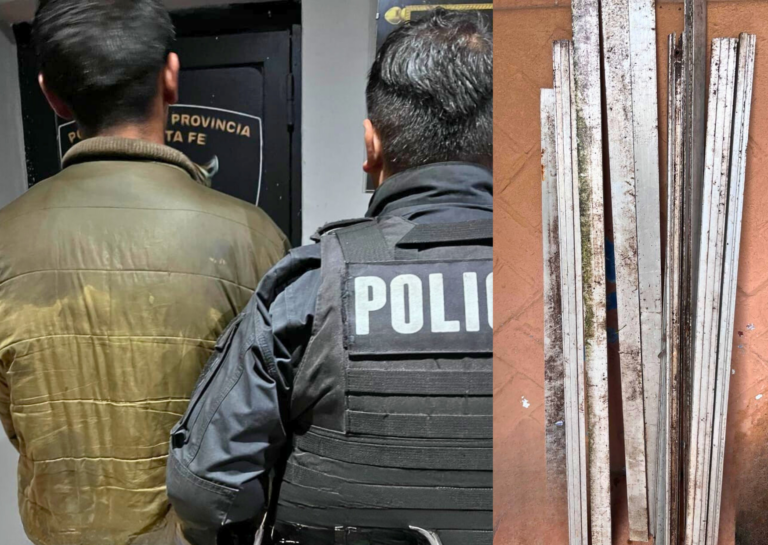 Robó ventanales a un familiar y fue detenido tras un operativo cerrojo en San Lorenzo