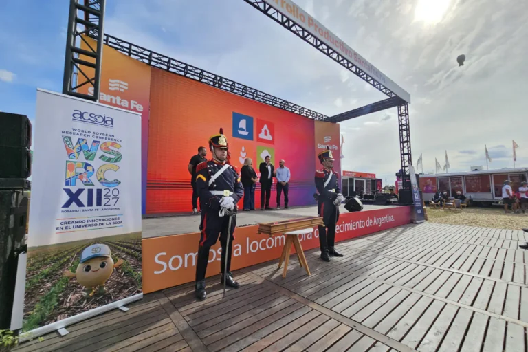 San Lorenzo muestra en Expoagro la fuerza productiva de su entramado industrial y portuario