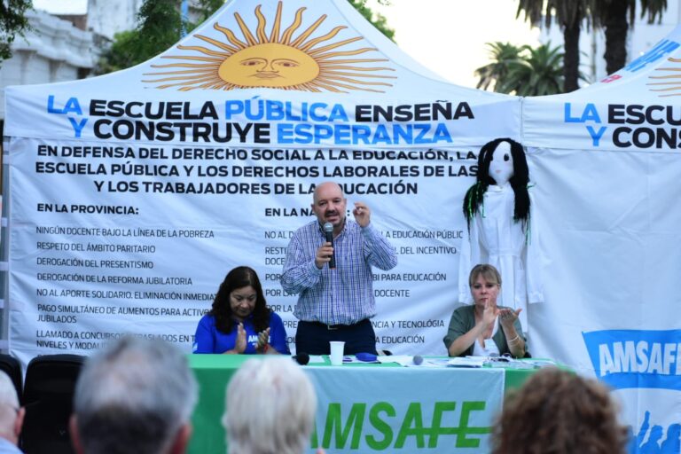 Amsafe instalará una carpa blanca en San Jorge frente a las políticas de ajuste
