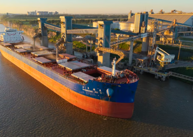 Cofco concretó el primer embarque de maíz argentino con destino a China