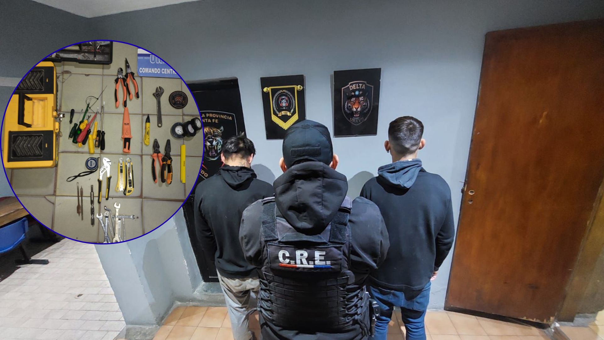 Secuestran 35 elementos de ferretería y dos aprehendidos tras un operativo de rutina en San Lorenzo