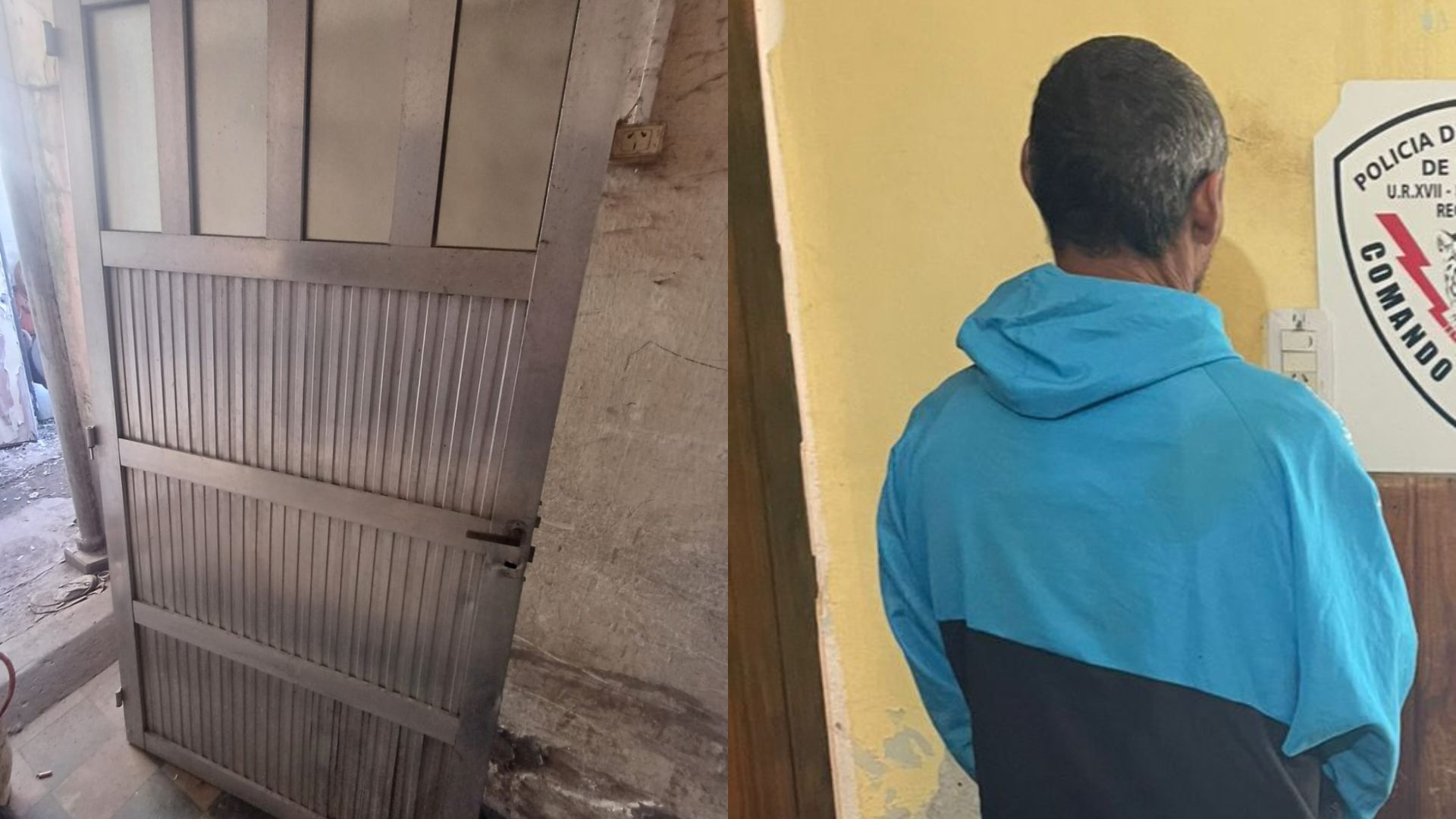 Detienen a un hombre en Fray Luis Beltrán por transportar una puerta sin justificar su origen