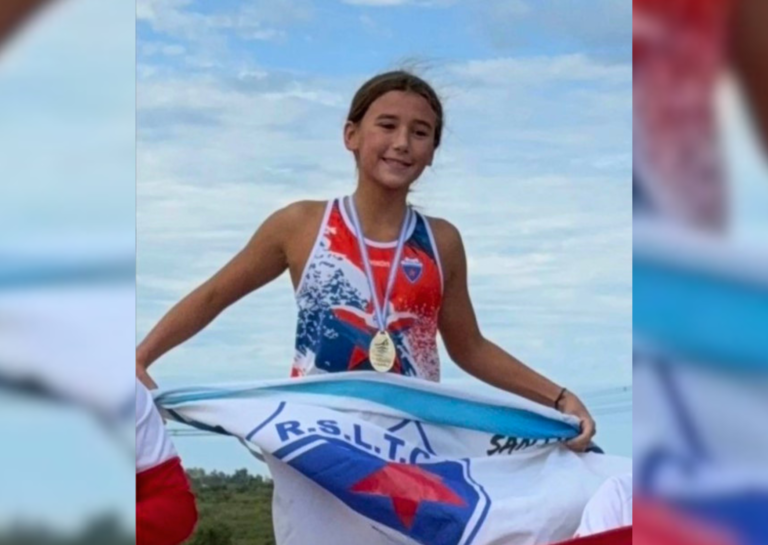La sanlorencina Emilia Baër es la nueva campeona argentina de aguas abiertas menores