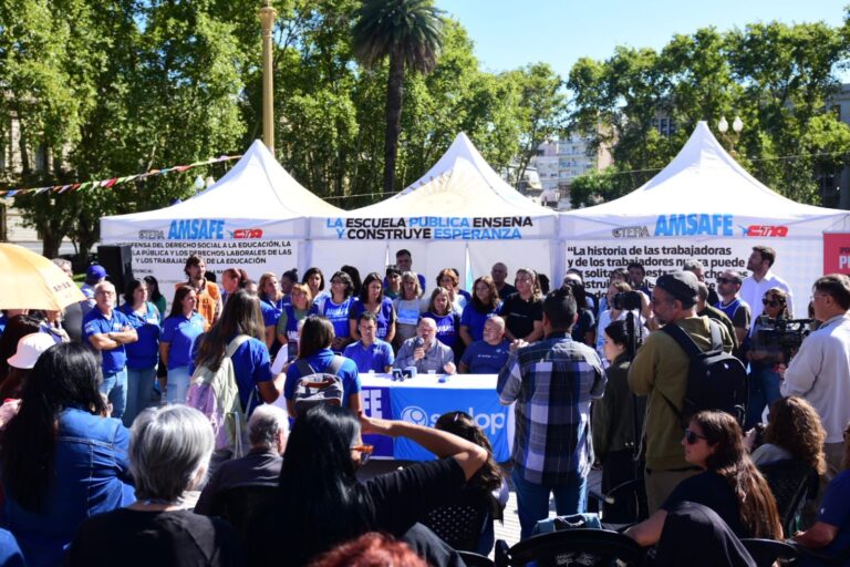 AMSAFE: “Los trabajadores de la educación están por debajo de la línea de la pobreza”