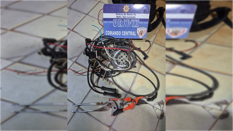 San Lorenzo: Un hombre fue detenido tras ser sorprendido desmantelando una heladera en una vivienda abandonada