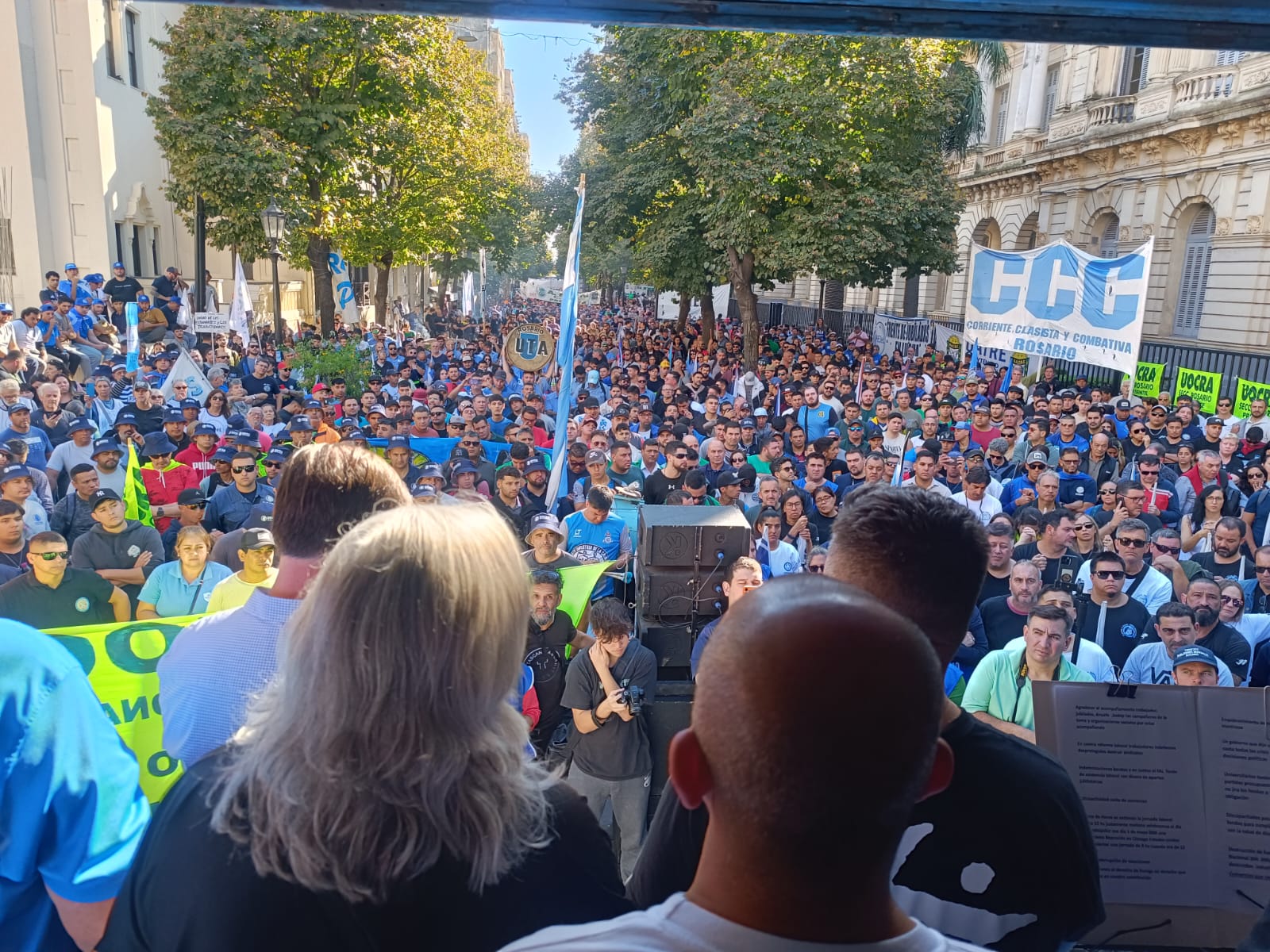 Rosario: gremios se movilizan en vísperas del Día del Trabajador y advierten sobre: "Si quieren quilombo, van a tener quilombo"