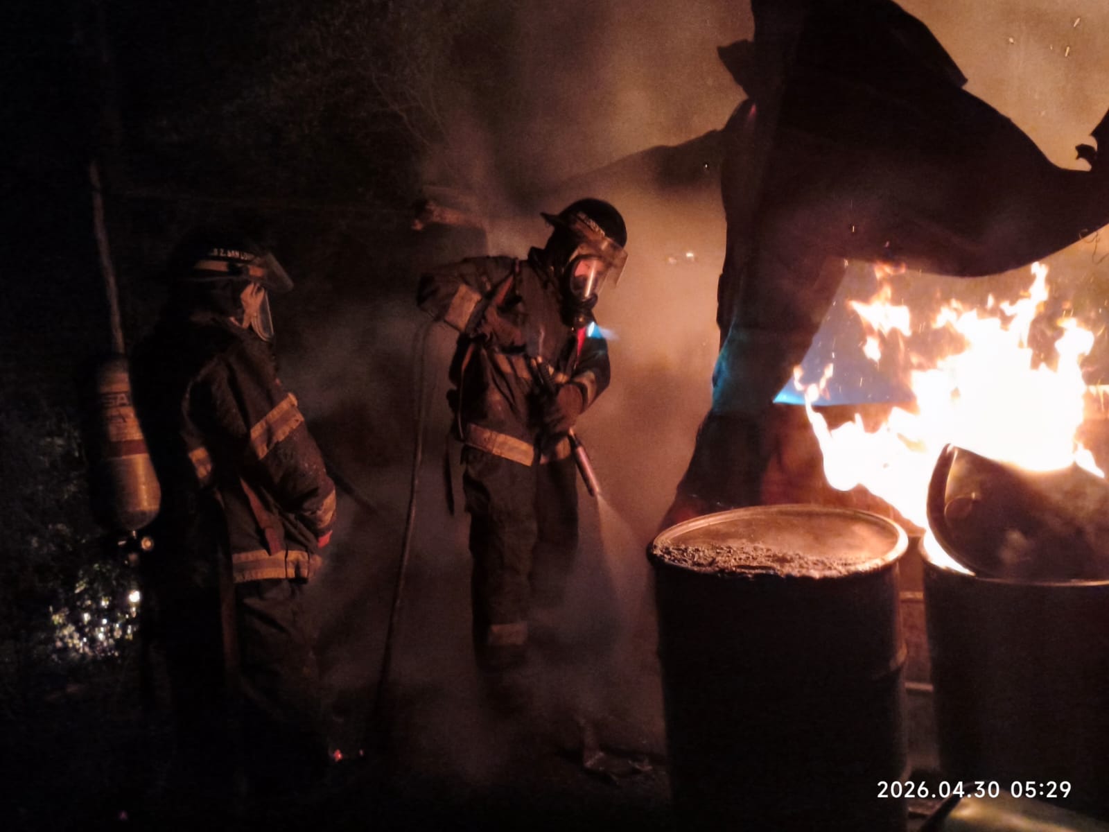 Incendio destruyó una vivienda precaria en Fray Luis Beltrán