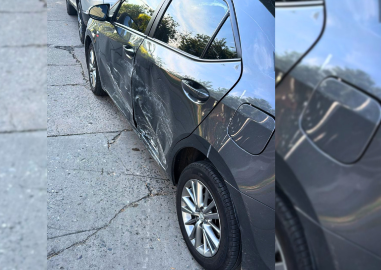 Buscan a un conductor que chocó, simuló ayudar y se dio a la fuga en San Lorenzo