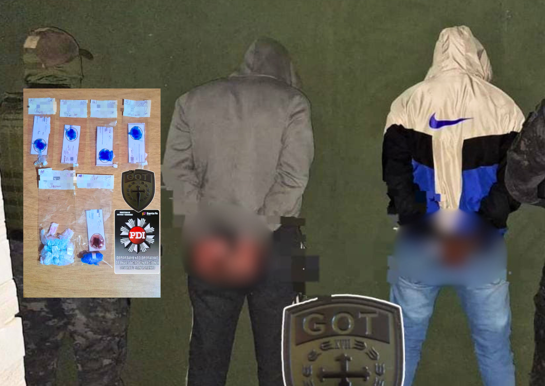 Dos detenidos en San Lorenzo con cocaína y marihuana tras un operativo policial