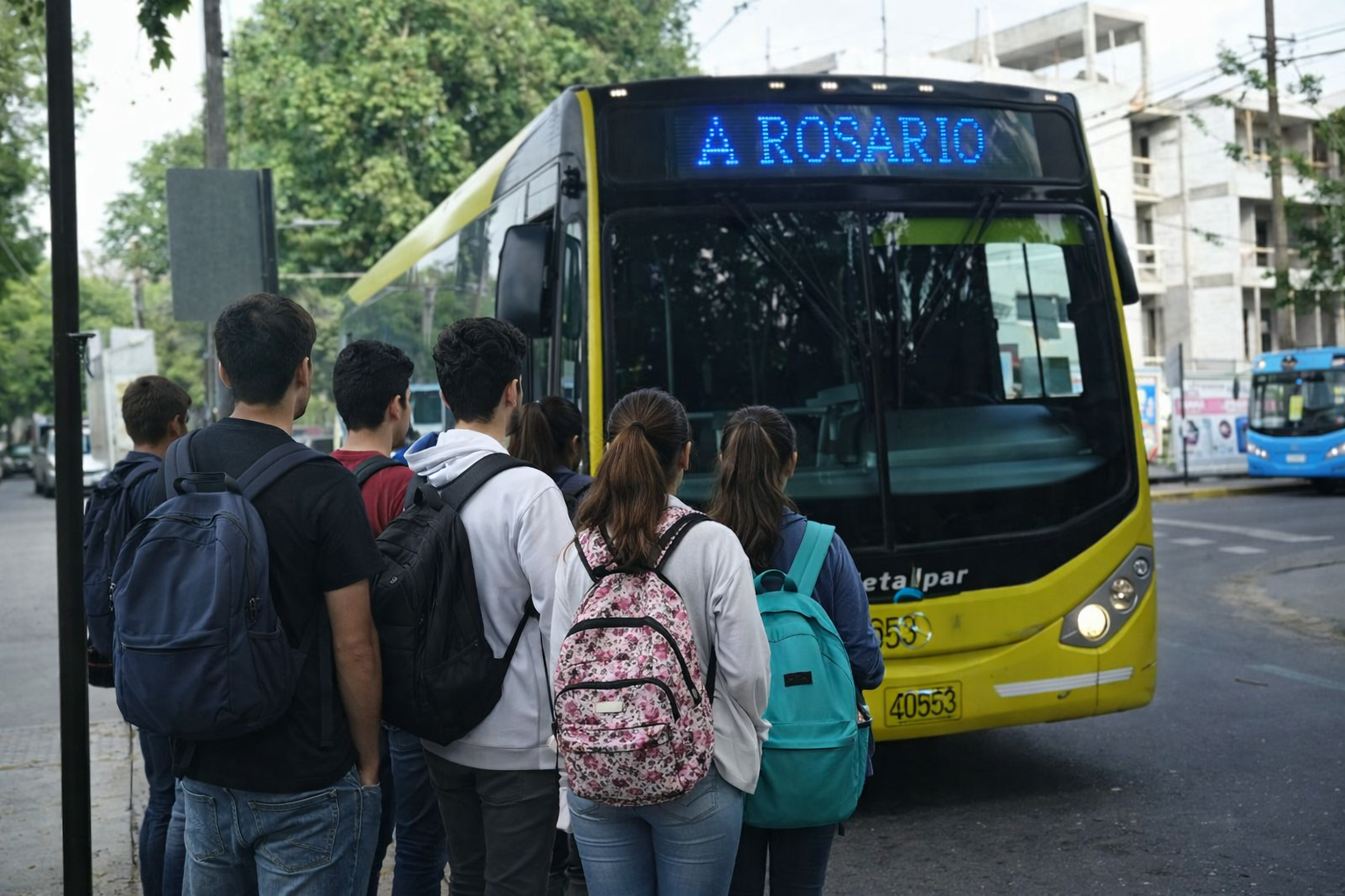Estudiantes reclaman por falta de colectivos entre San Lorenzo y Rosario: “Llegan llenos y no paran”