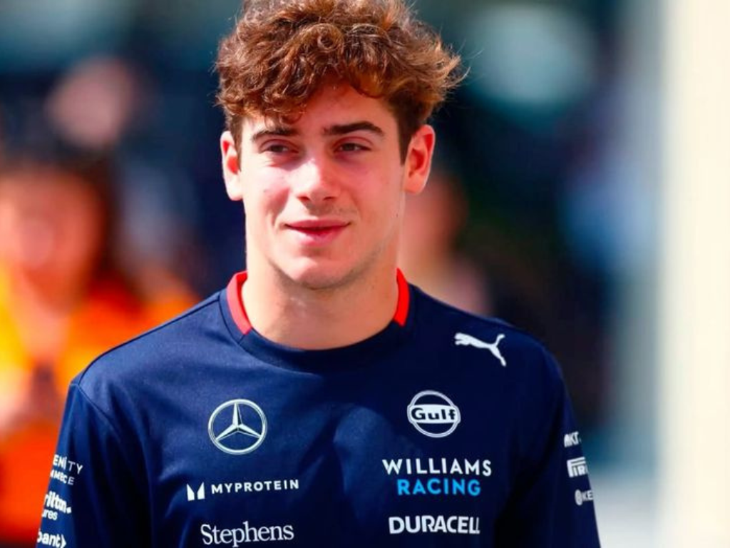 Franco Colapinto en la exhibición del Road Show de Buenos Aires