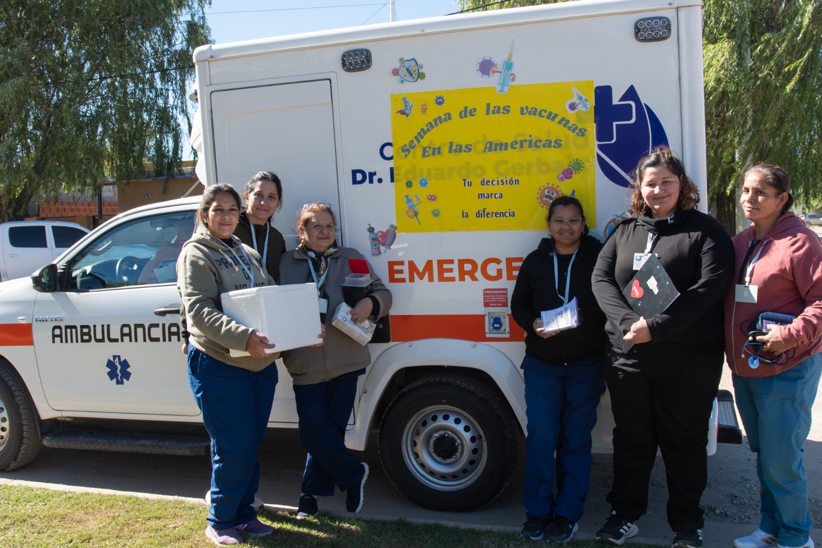 Timbúes llevó la vacunación a los barrios en una semana clave para la salud comunitaria