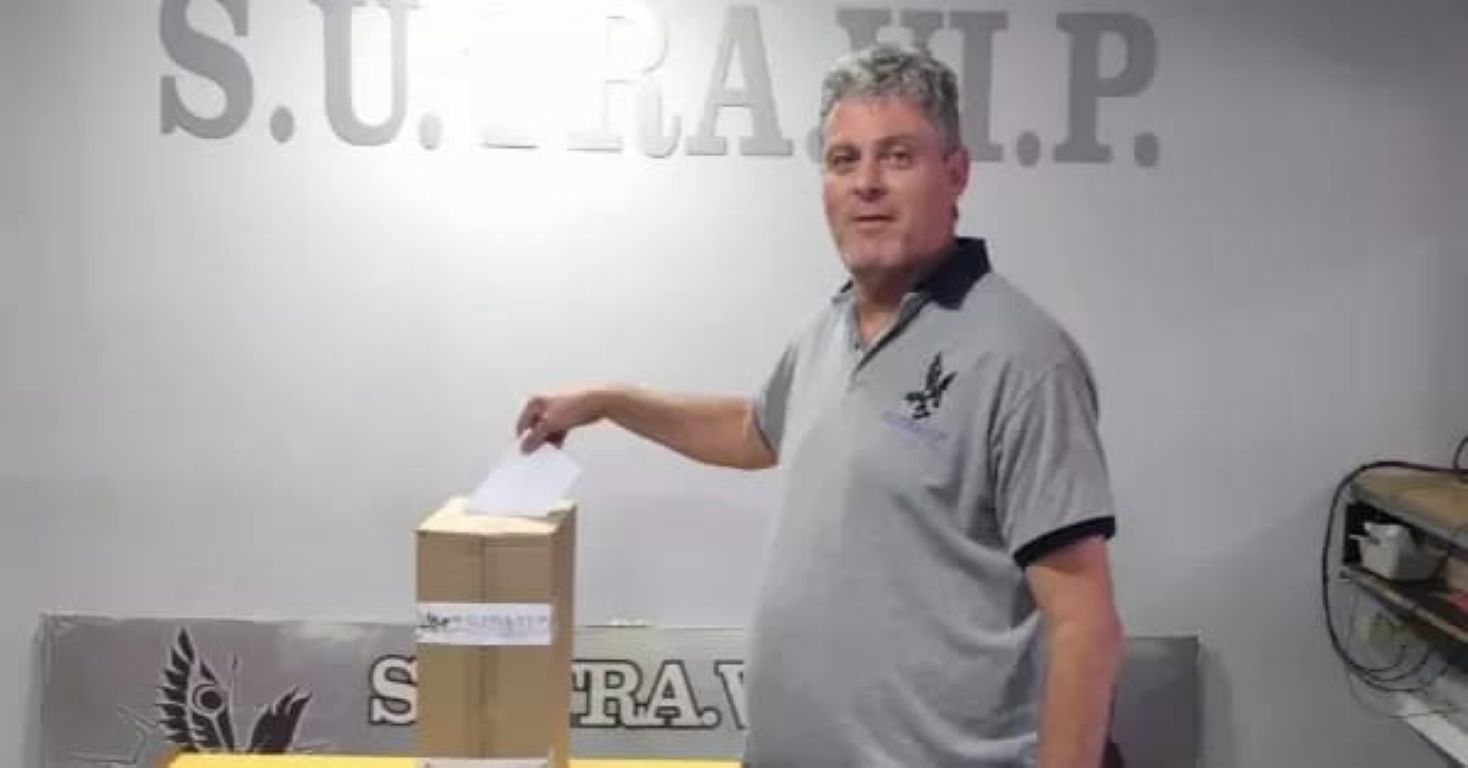 Cristian Rodríguez renueva su cargo en el SUTRAVIP y reafirma su  conducción con gran apoyo
