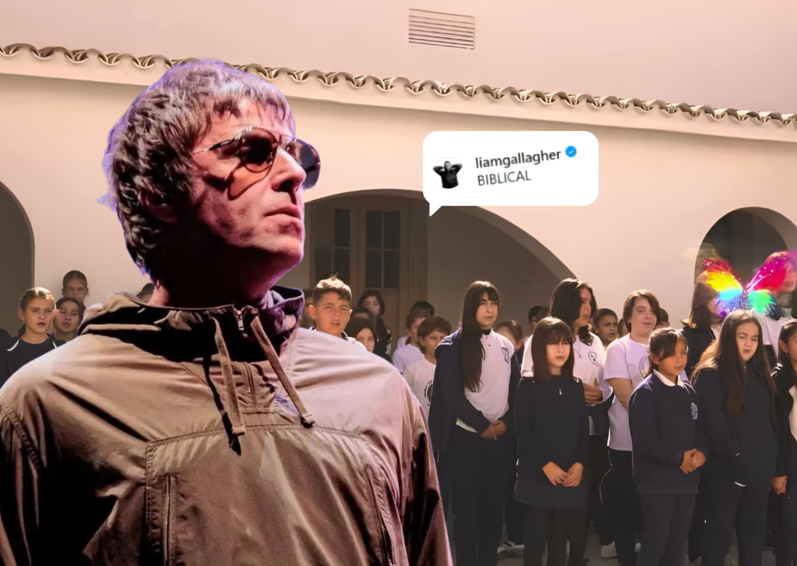 "Bíblico":El cantante de Oasis Liam Gallagher elogió el video de los alumnos de San Lorenzo