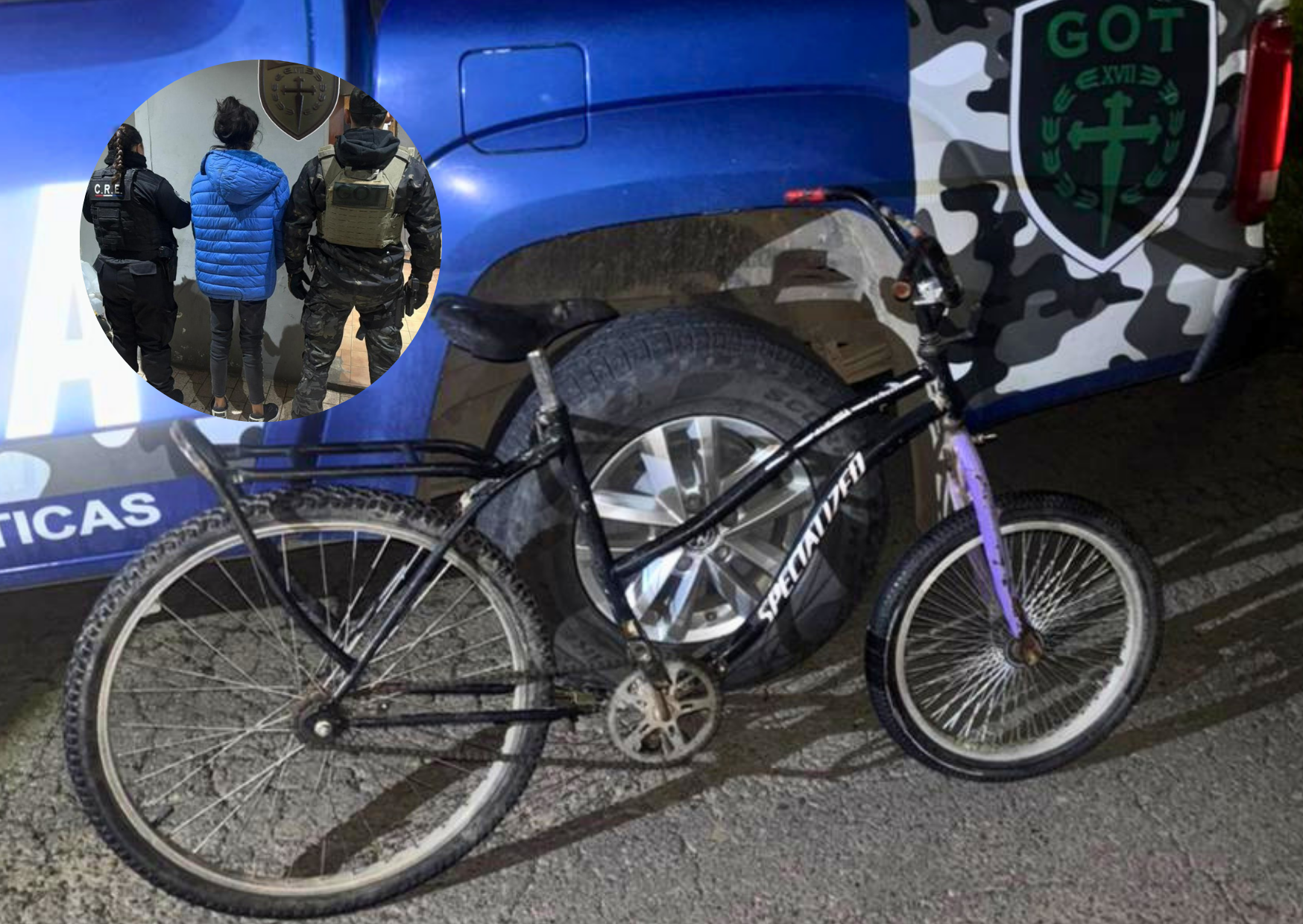 San Lorenzo: Reconoció su bicicleta en plena pelea callejera y una mujer terminó aprehendida