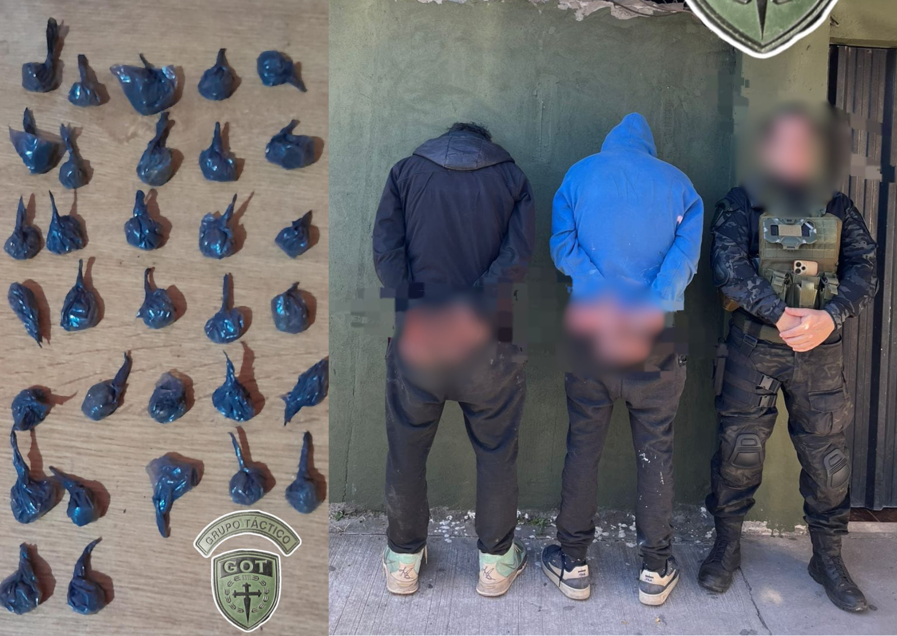 Detuvieron a dos hombres armados y con droga en la zona norte de San Lorenzo
