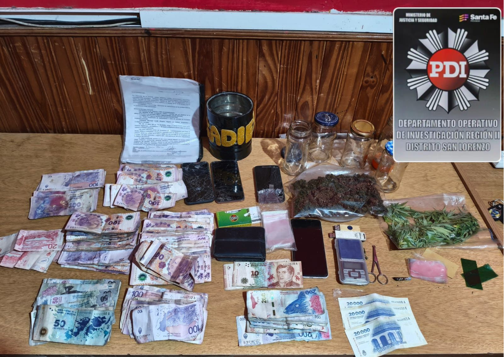 Microtráfico en San Lorenzo: cayó un joven que vendía droga por redes sociales