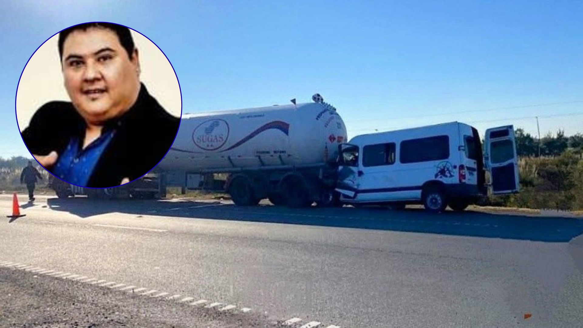 Tragedia en la autopista Rosario-Santa Fe: un cantante de cumbia murió tras chocar su combi contra un camión