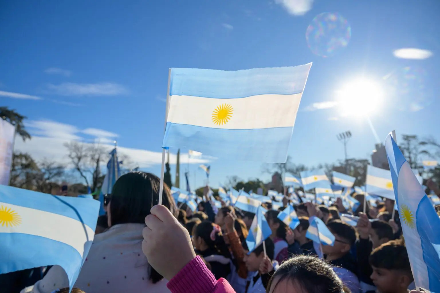 Promesa de lealtad en San Lorenzo: casi mil alumnos se comprometieron con la bandera en el Campo de la Gloria