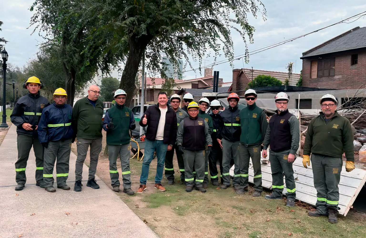 San Lorenzo puso en marcha un importante plan de reforestación en el Campo de la Gloria