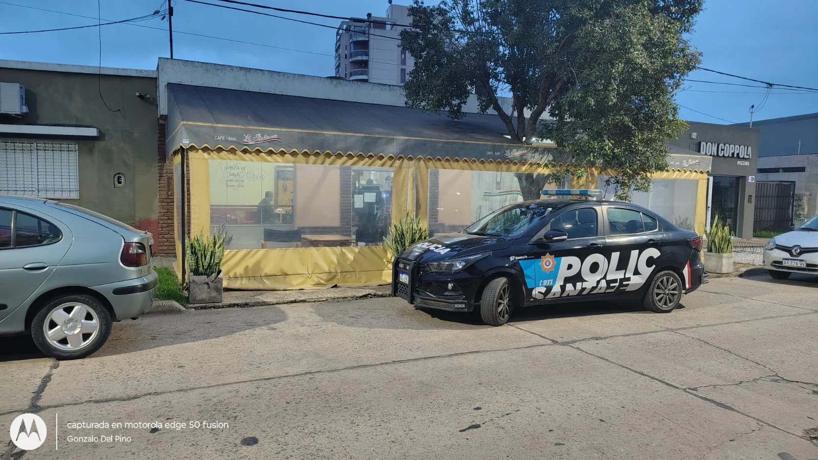 Robo en panadería de San Lorenzo tras destrozar la vidriera del local La Italiana