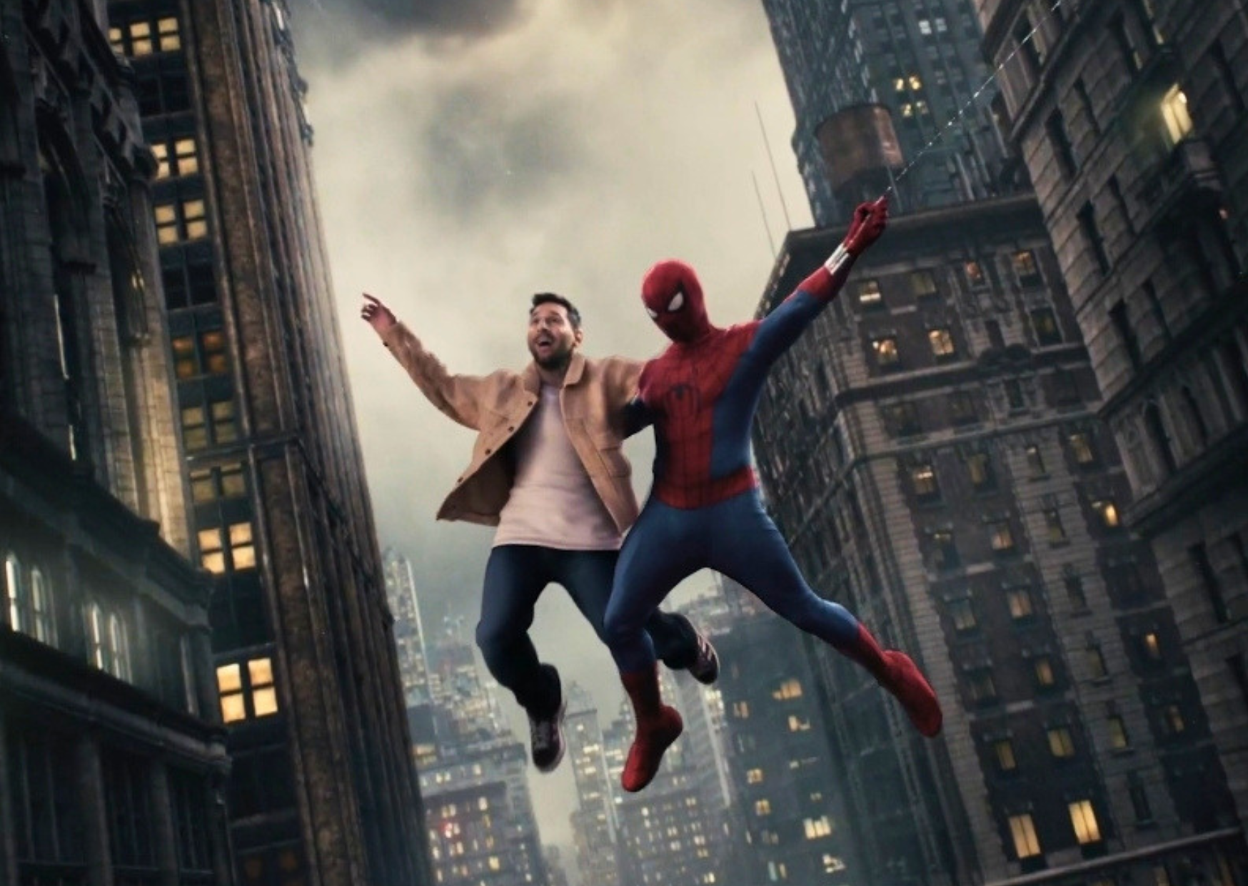 “¿Estás buscando a Spiderman?”: el desopilante spot de Lionel Messi junto a Tom Holland que es furor mundial