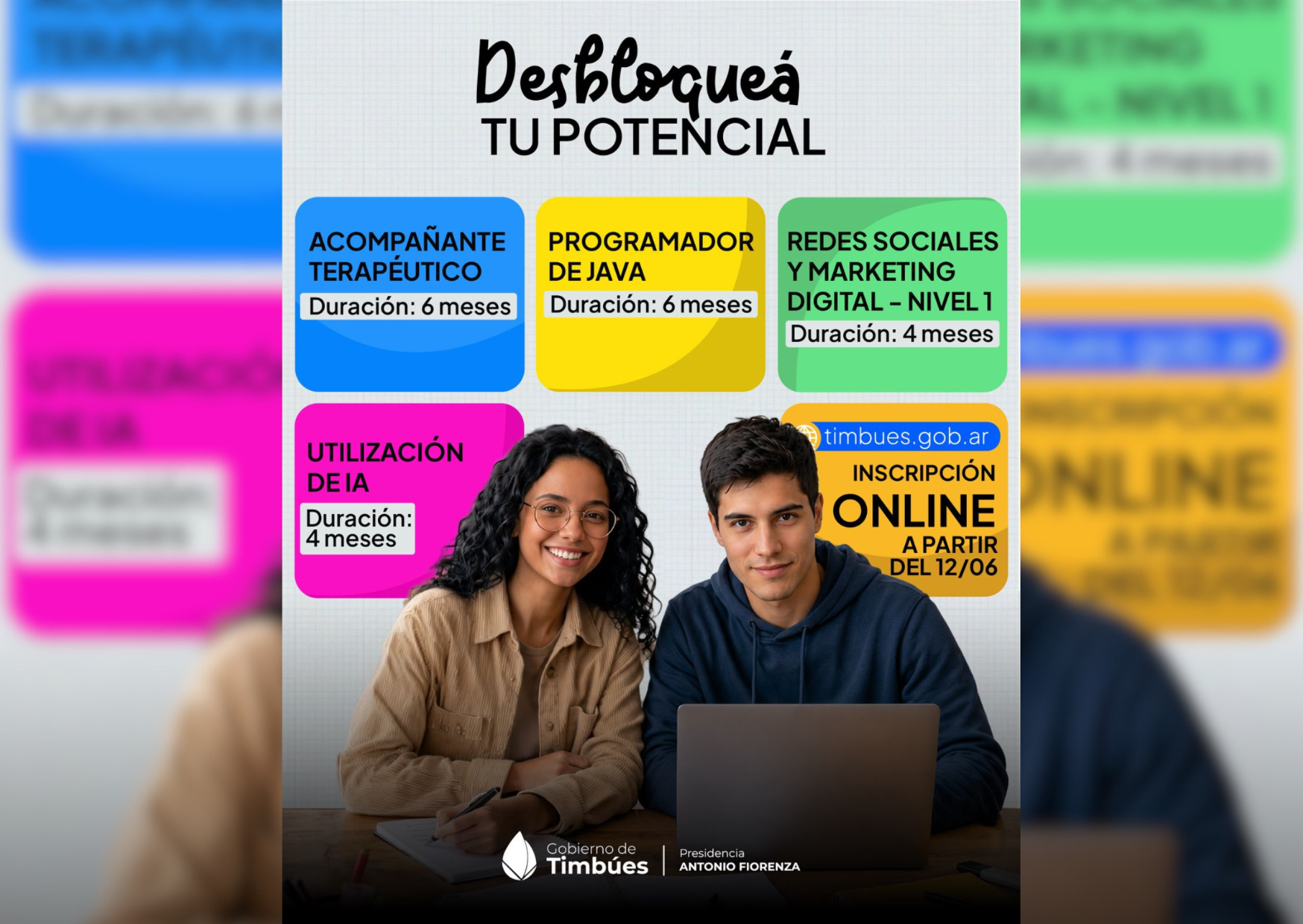 Inscripciones abiertas para capacitaciones en Timbúes durante 2026