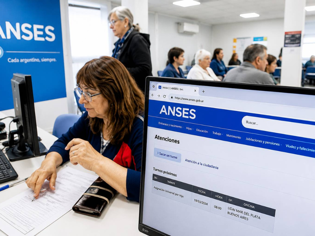 Nuevo sistema de turnos de ANSES para trámites presenciales