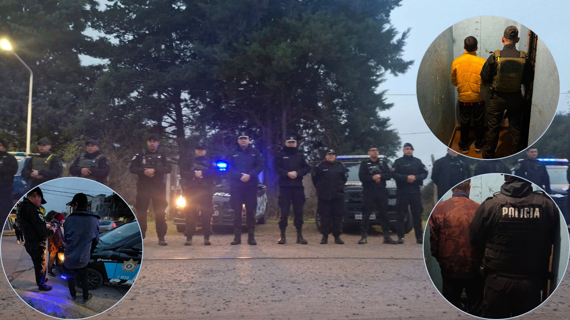 Operativo de saturación en Fray Luis Beltrán: identificaron a más de 80 personas y demoraron a cinco por averiguación de antecedentes