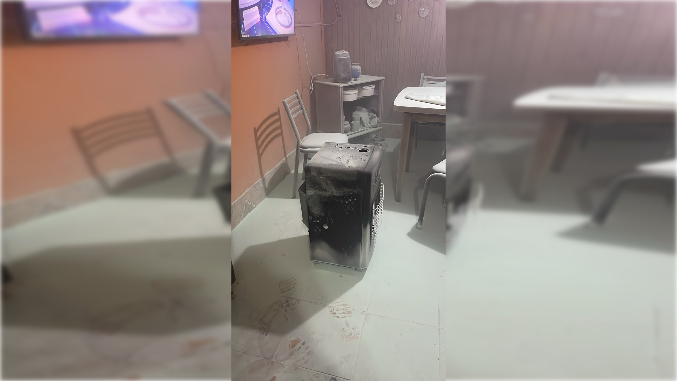 Principio de incendio en barrio Bouchard: la rápida intervención de vecinos evitó una tragedia