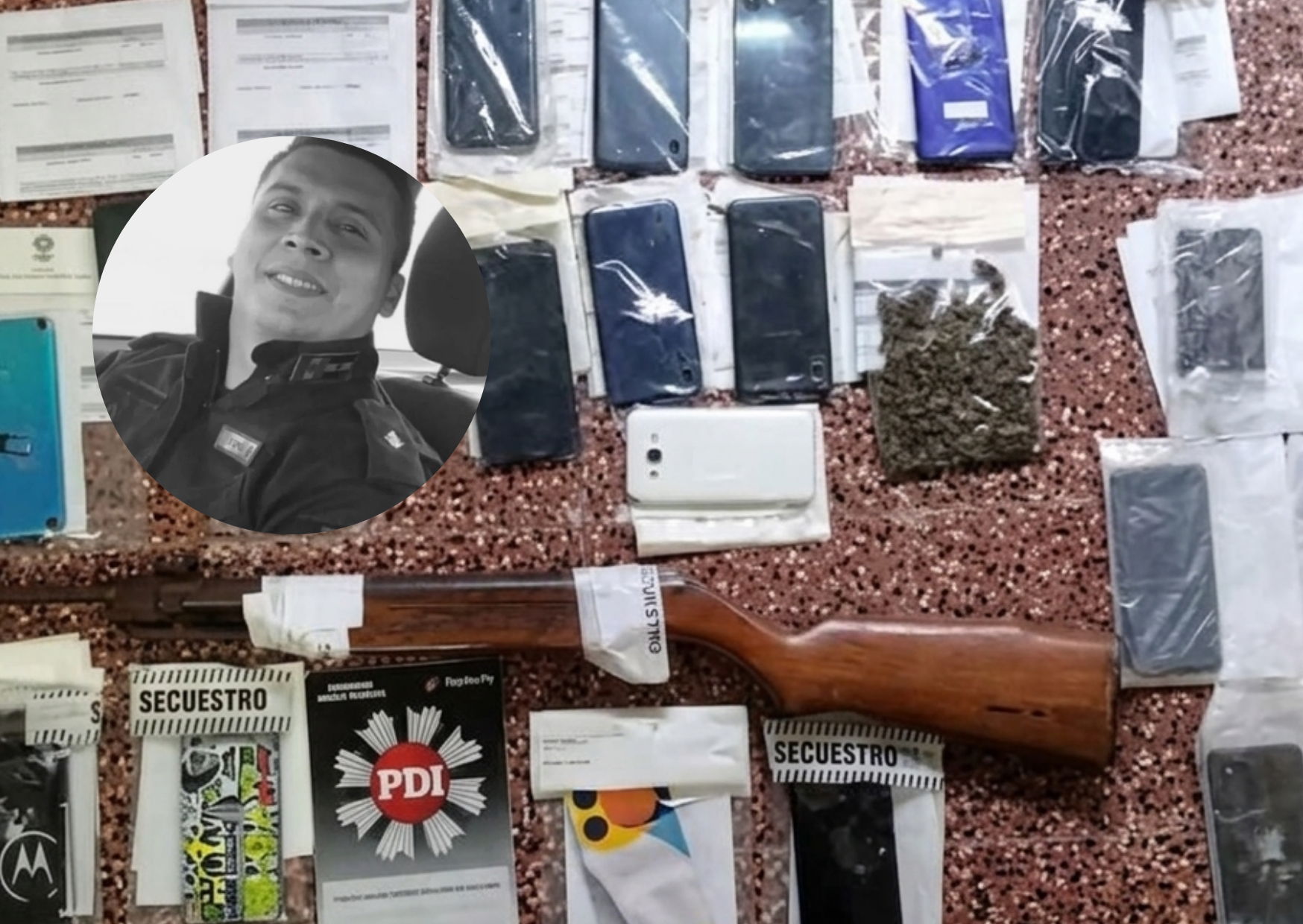 Causa por el homicidio del policía Eduardo López: ejecutan nueve allanamientos simultáneos y secuestran 23 teléfonos celulares