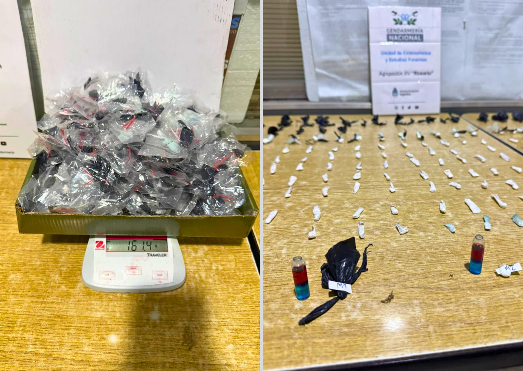 Narcotráfico en la región: detienen a una mujer con más de 250 dosis de cocaína en Puerto San Martín