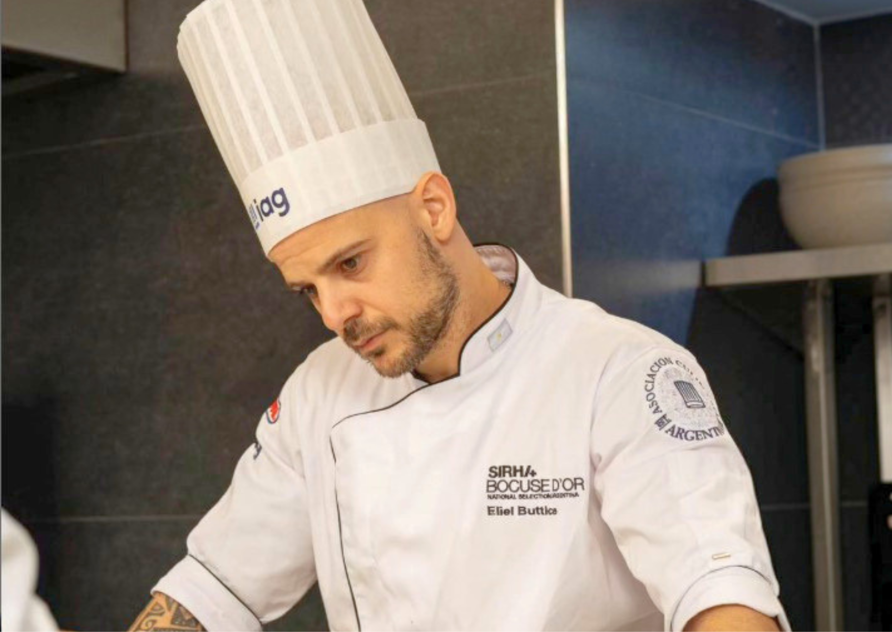 Orgullo local: el chef sanlorencino Eliel Butticé clasificó a la final del Mundial de Cocina en Francia