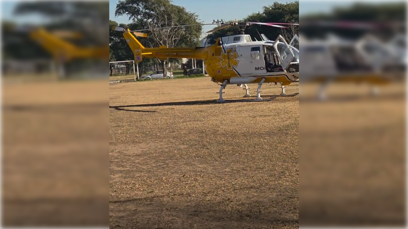 Operativo de emergencia en el Centro de Salud Catalina Salomón de Puerto General San Martín